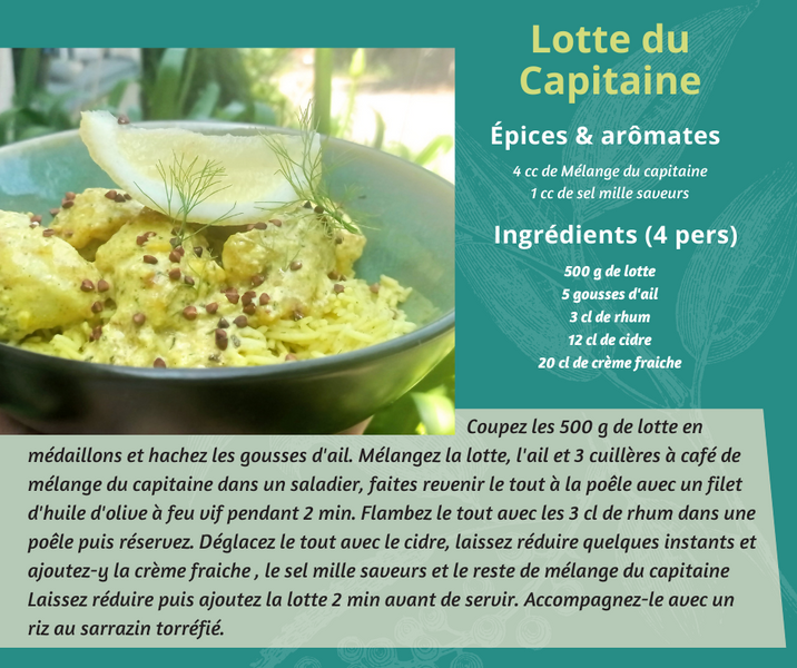Lotte au mélange du Capitaine