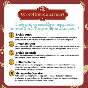 Coffret 5 épices "Saveurs Bretonnes"