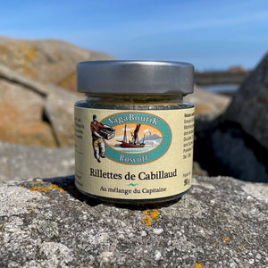 Rillette de cabillaud au mélange du Capitaine 90g