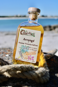 Rhum arrangé "La Case d'Ici" Ananas Victoria, Safran 50cl